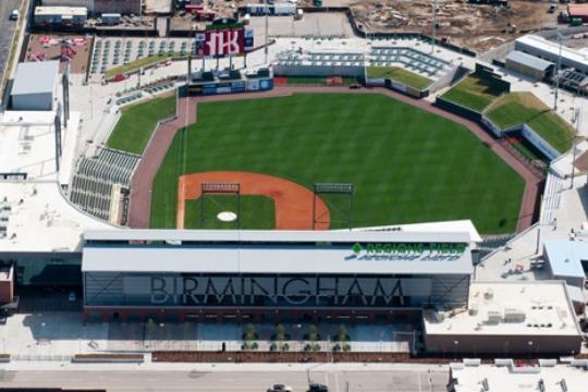 a large stadium