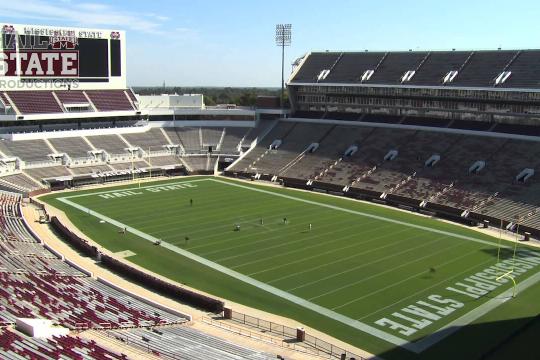a large stadium